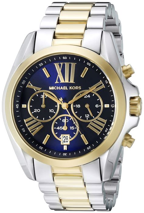 Michael Kors mens watch stainless steel blue dial MK